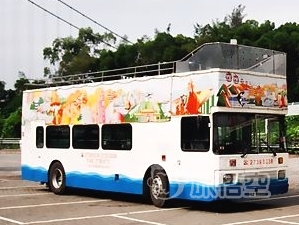 香港 オープントップバス 夜景観賞 ツアー